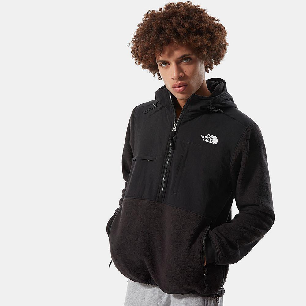 The North Face Denali 2 Anorak Ανδρικα Fleece - Μαυρα (CODY18046)